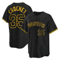 Robertx B.Red Sox #35 Garrett Crochet Player Black Snake Skin City Home Game Stitched Jerseys