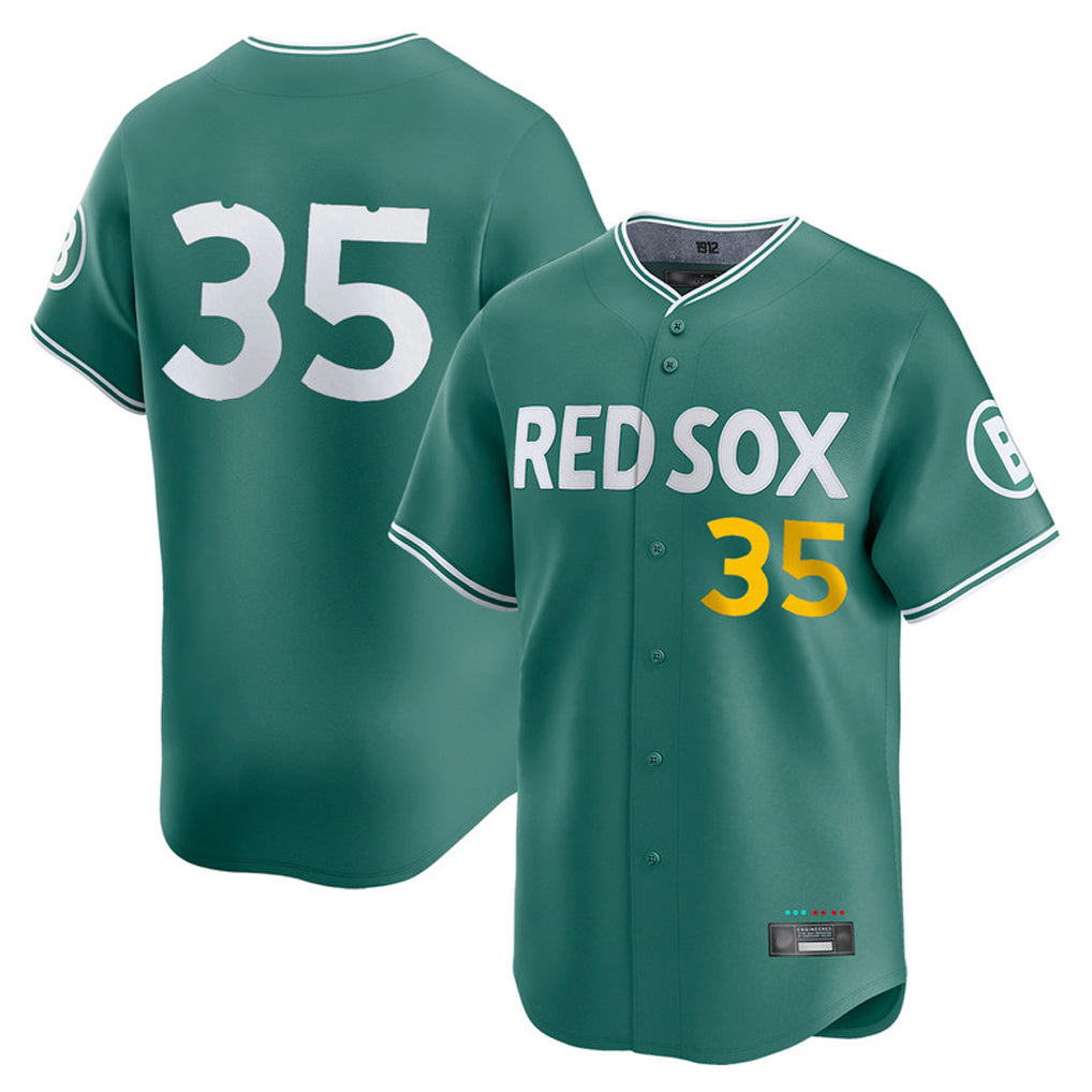 Robertx B.Red Sox #35 Garrett Crochet Player Green City Connect Limited Home Game Stitched Jerseys