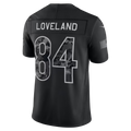 Robertx C.Bears #84 Colston Loveland Black 2026 Salute to Service Stitched Limited Jersey