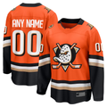 Robertx Custom A.Ducks Orange Home Breakaway Jerseys