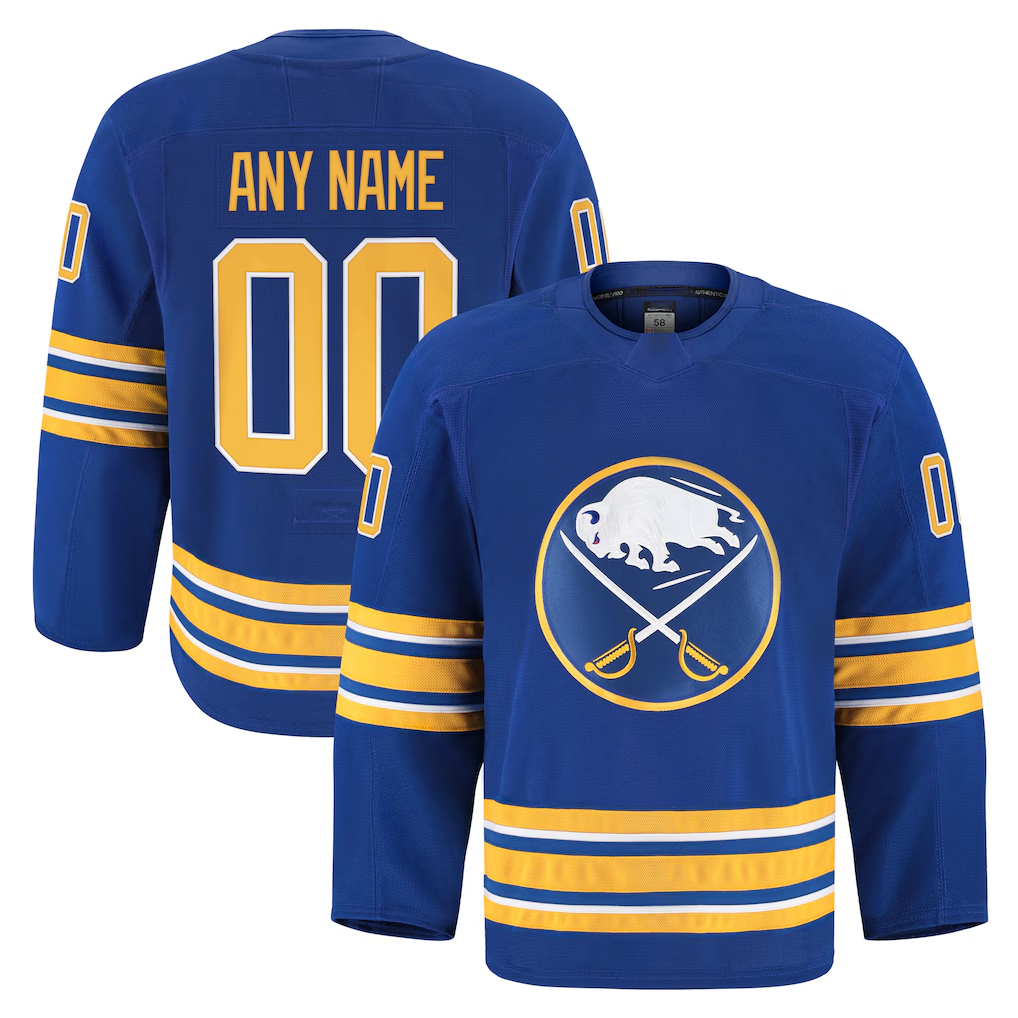 Robertx Custom B.Sabres Royal Home Authentic Pro Stitched Jerseys