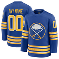 Robertx Custom B.Sabres Royal Home Premium Stitched Jerseys