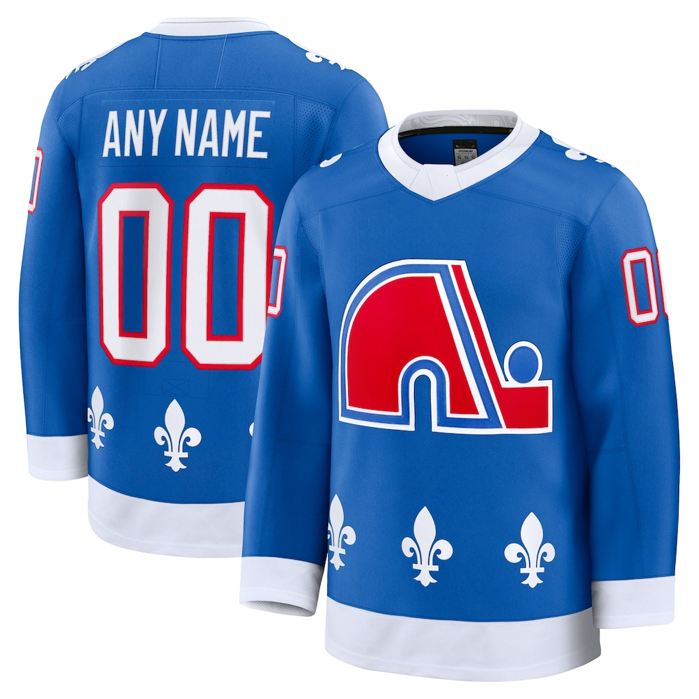 Robertx Custom C.Avalanche Blue Alternate Heritage Premium Jerseys