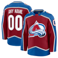 Robertx Custom C.Avalanche Burgundy Home Premium Jerseys