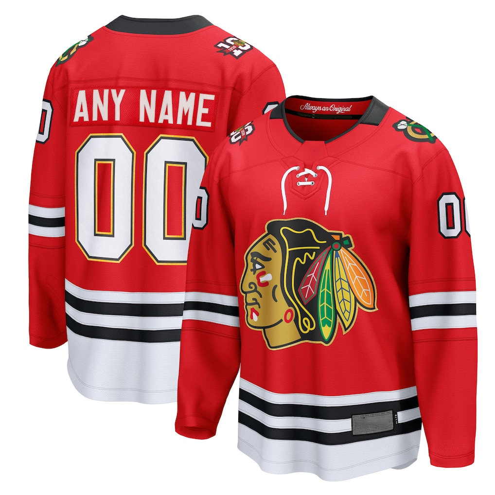 Robertx Custom C.Blackhawks Red Centennial Breakaway Jerseys