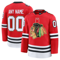 Robertx Custom C.Blackhawks Red Centennial Premium Jerseys