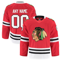 Robertx Custom C.Blackhawks Red Home Authentic Pro Jerseys