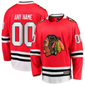 Robertx Custom C.Blackhawks Red Home Breakaway Jerseys