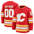 Robertx Custom C.Flames Red Home Premium Jerseys