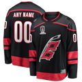 Robertx Custom C.Hurricanes Black 2026 Stanley Cup Champions Home Breakaway Custom Stitched Jerseys
