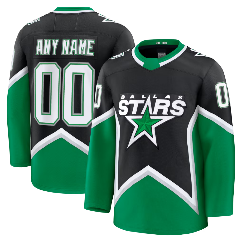 Robertx Custom D.Stars Black Alternate Premium Jerseys
