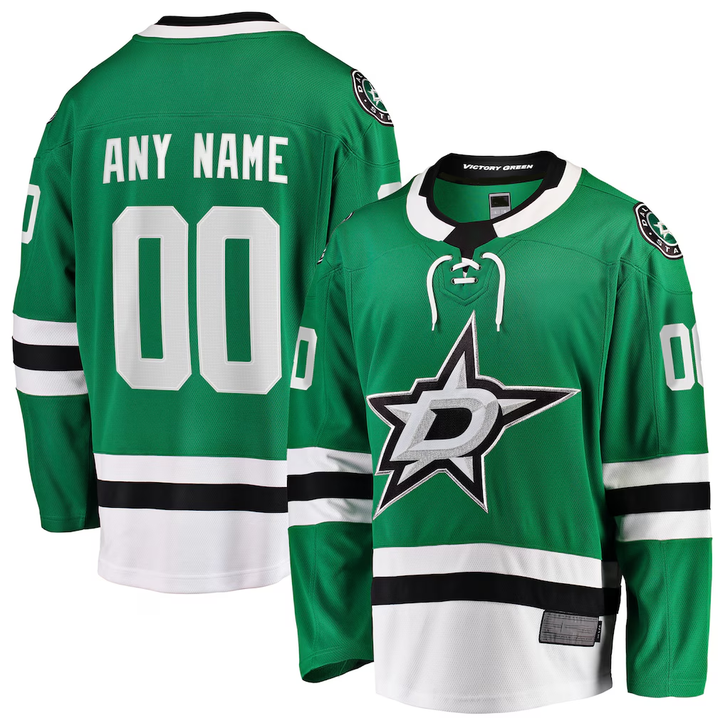 Robertx Custom D.Stars Green Home Breakaway Jerseys