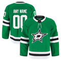 Robertx Custom D.Stars Kelly Green Home Authentic Pro Jerseys