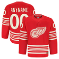 Robertx Custom DR.Wings Red Anniversary Authentic Pro Jerseys