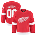 Robertx Custom DR.Wings Red Home Authentic Pro Jerseys