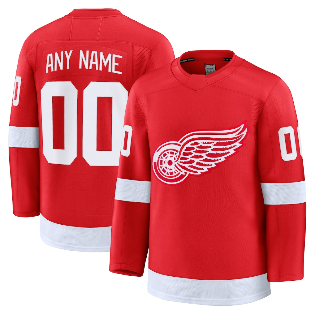 Robertx Custom DR.Wings Red Home Premium Jerseys