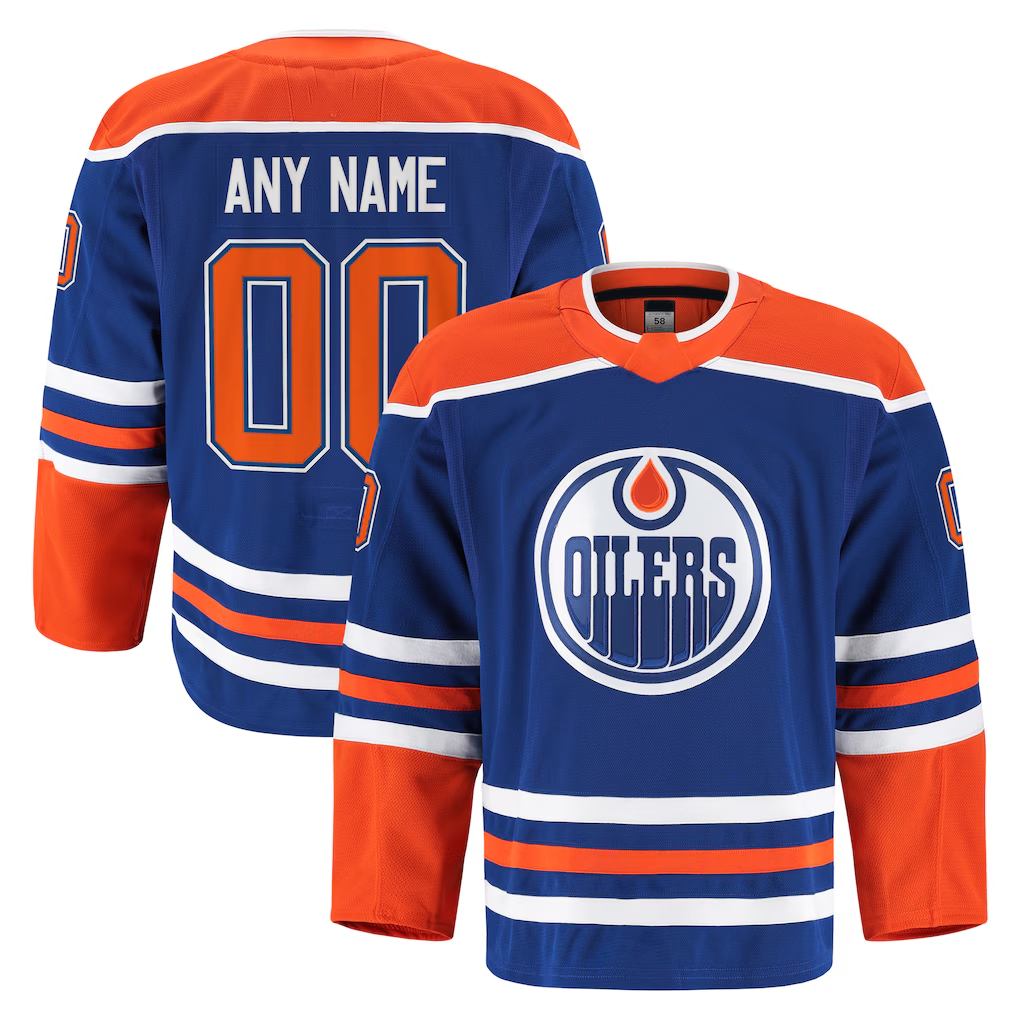 Robertx Custom E.Oilers Royal Home Authentic Pro Jerseys