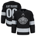 Robertx Custom LA.Kings Black Alternate Authentic Pro Jerseys