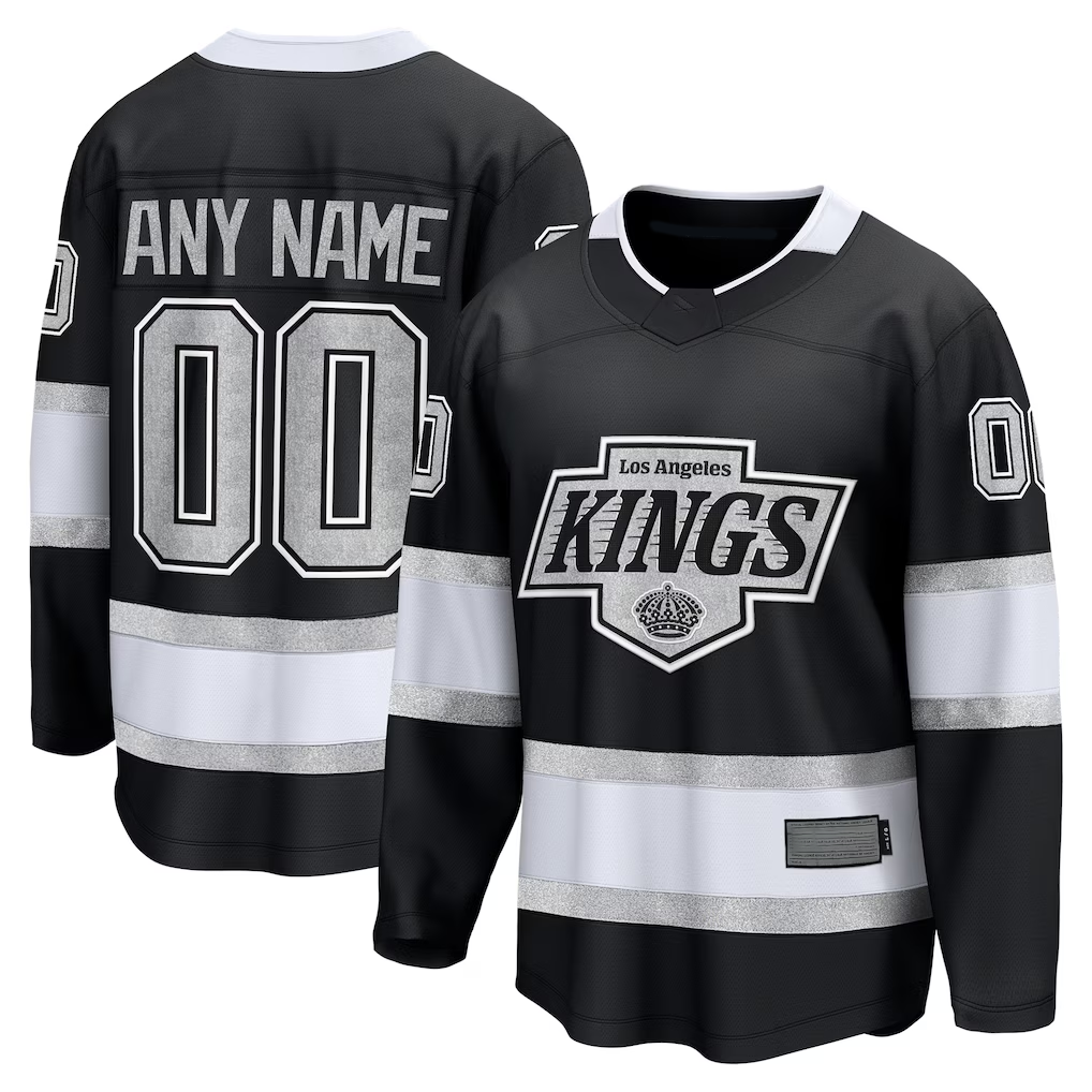 Robertx Custom LA.Kings Black Home Breakaway Jerseys