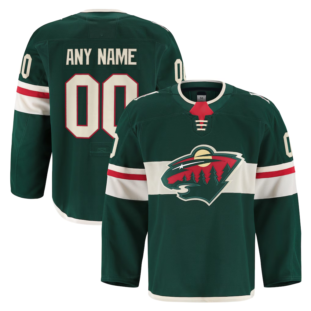 Robertx Custom M.Wild Green Home Authentic Pro Jerseys