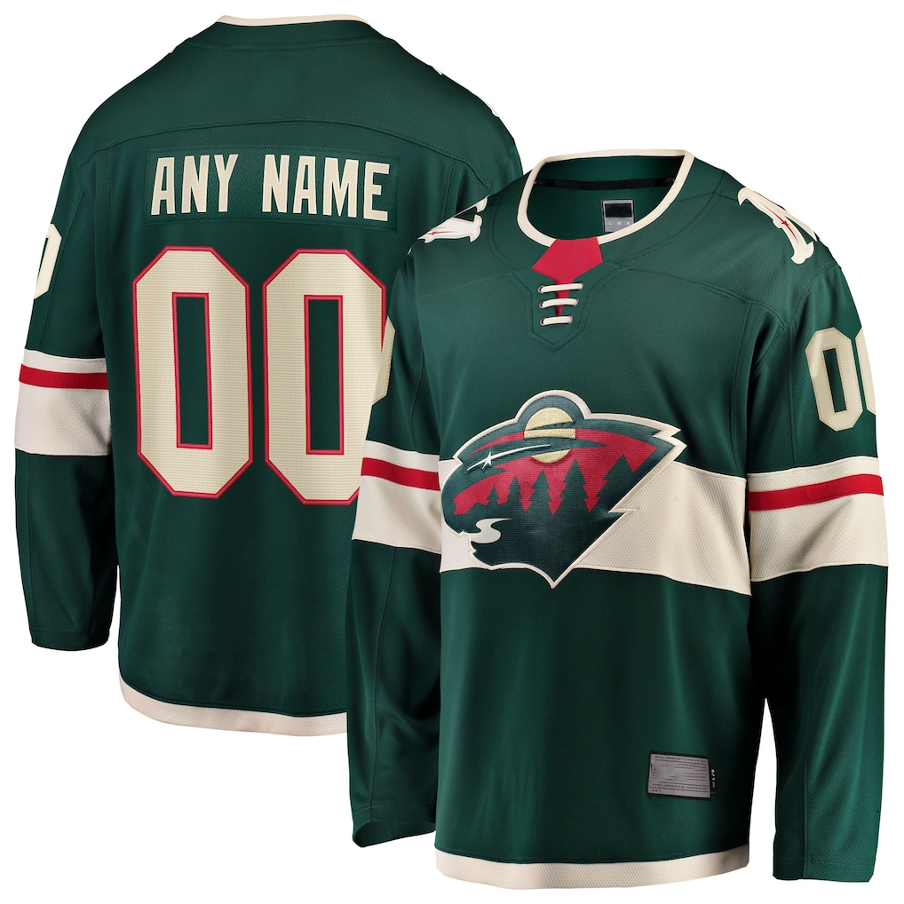 Robertx Custom M.Wild Green Home Breakaway Jerseys