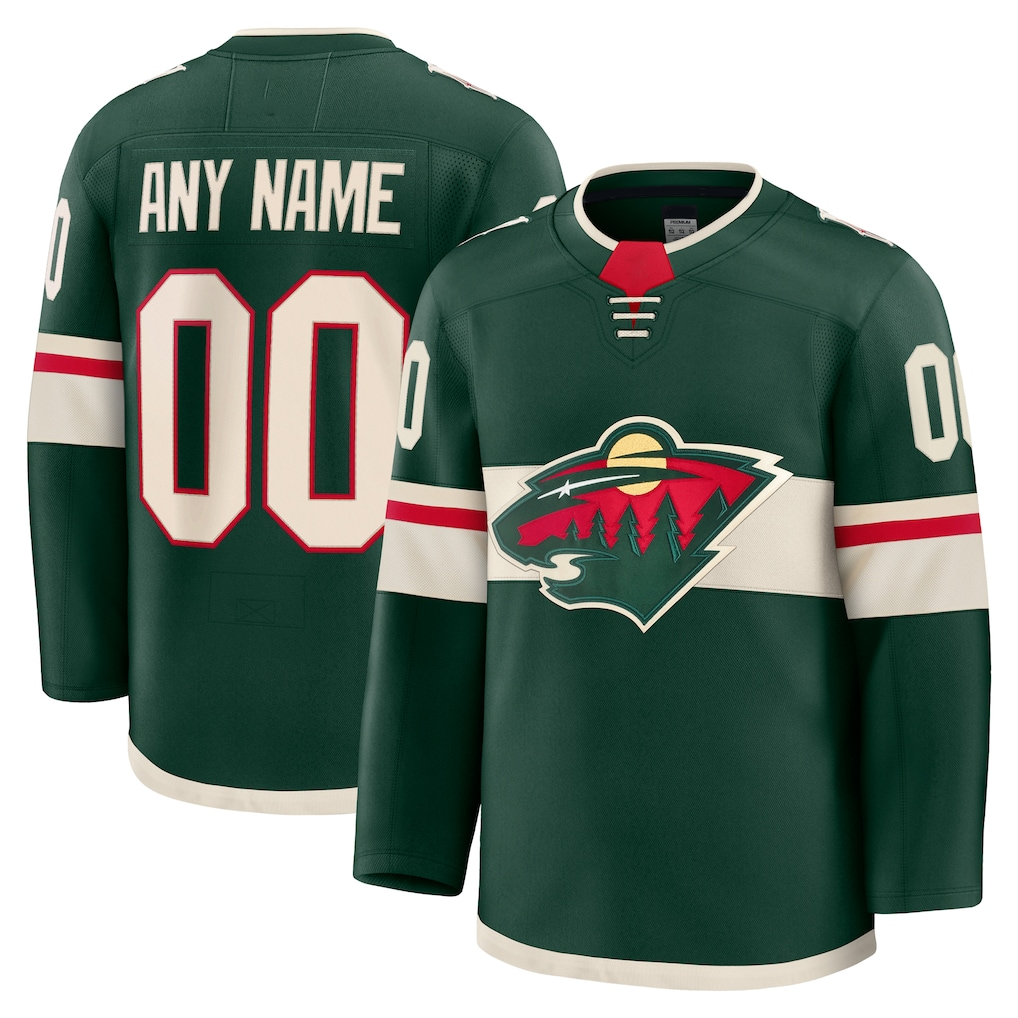 Robertx Custom M.Wild Green Home Premium Jerseys