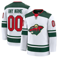 Robertx Custom M.Wild White Away Premium Jerseys