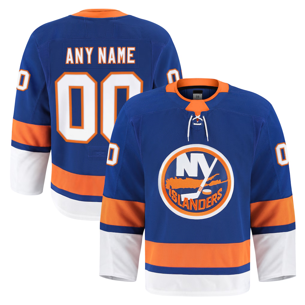 Robertx Custom NY.Islanders Royal Home Authentic Pro Jerseys