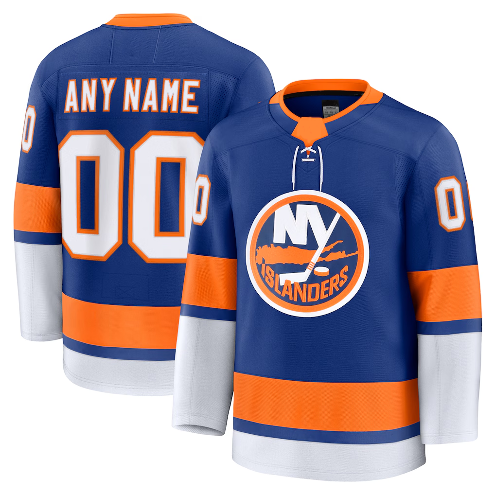 Robertx Custom NY.Islanders Royal Home Premium Jerseys