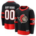 Robertx Custom O.Senators Black Home Breakaway Jerseys