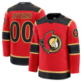 Robertx Custom O.Senators Red Alternate Premium Jerseys
