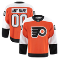 Robertx Custom P.Flyers Orange Home Authentic Pro Jerseys