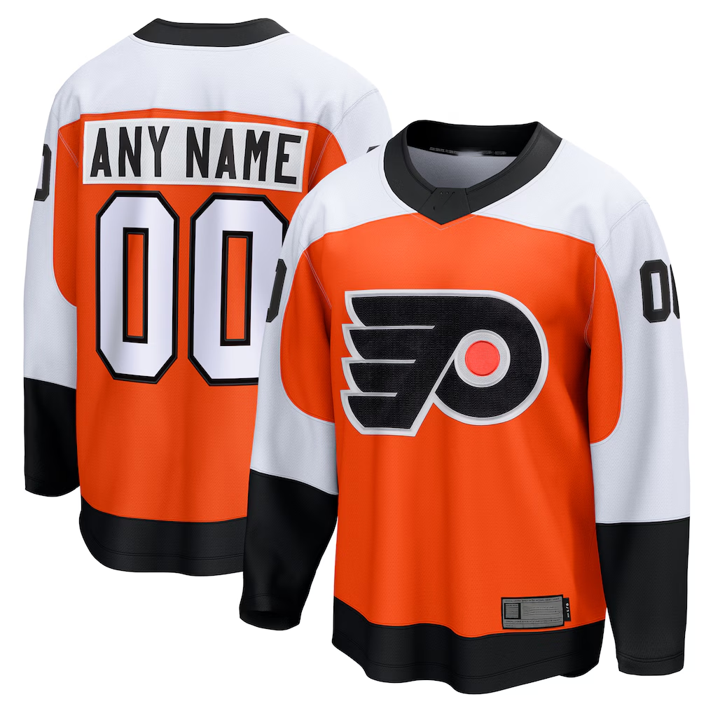 Robertx Custom P.Flyers Orange Home Breakaway Jerseys