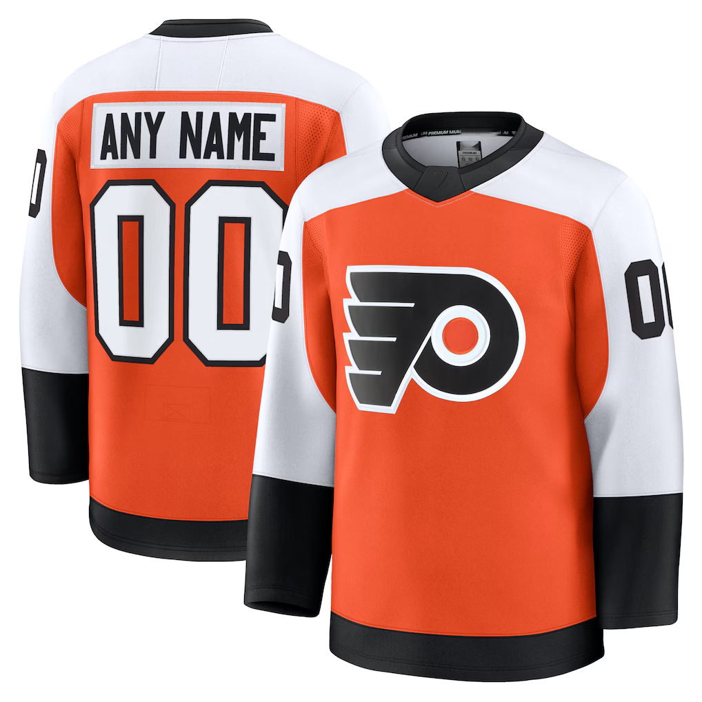 Robertx Custom P.Flyers Orange Home Premium Jerseys