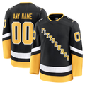 Robertx Custom P.Penguins Black Alternate Premium Jerseys
