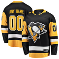 Robertx Custom P.Penguins Black Home Breakaway Jerseys