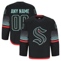 Robertx Custom S.Kraken Black Alternate Authentic Pro Jerseys