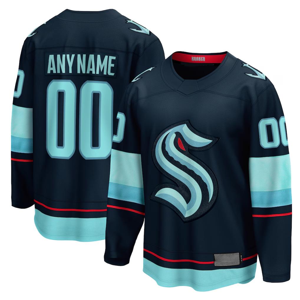 Robertx Custom S.Kraken Deep Sea Blue Home Breakaway Jerseys