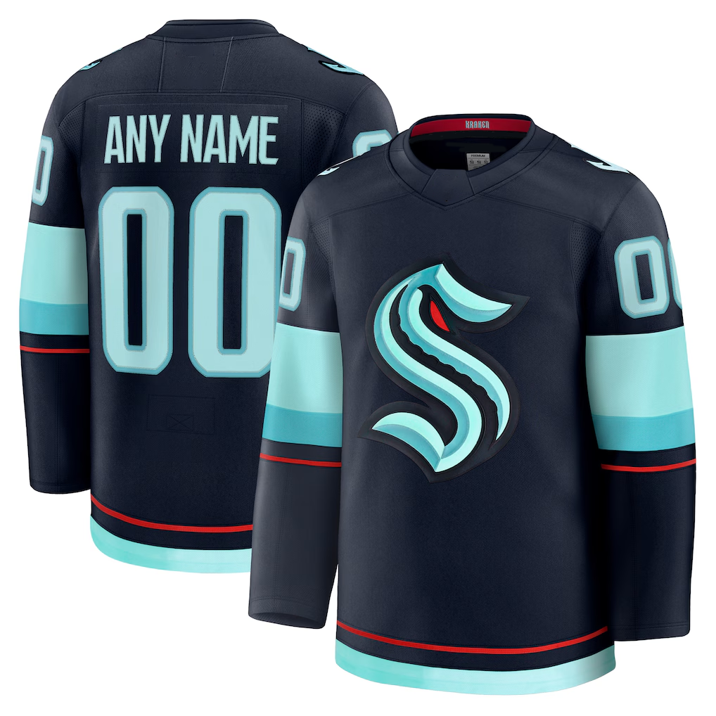 Robertx Custom S.Kraken Deep Sea Blue Home Premium Jerseys