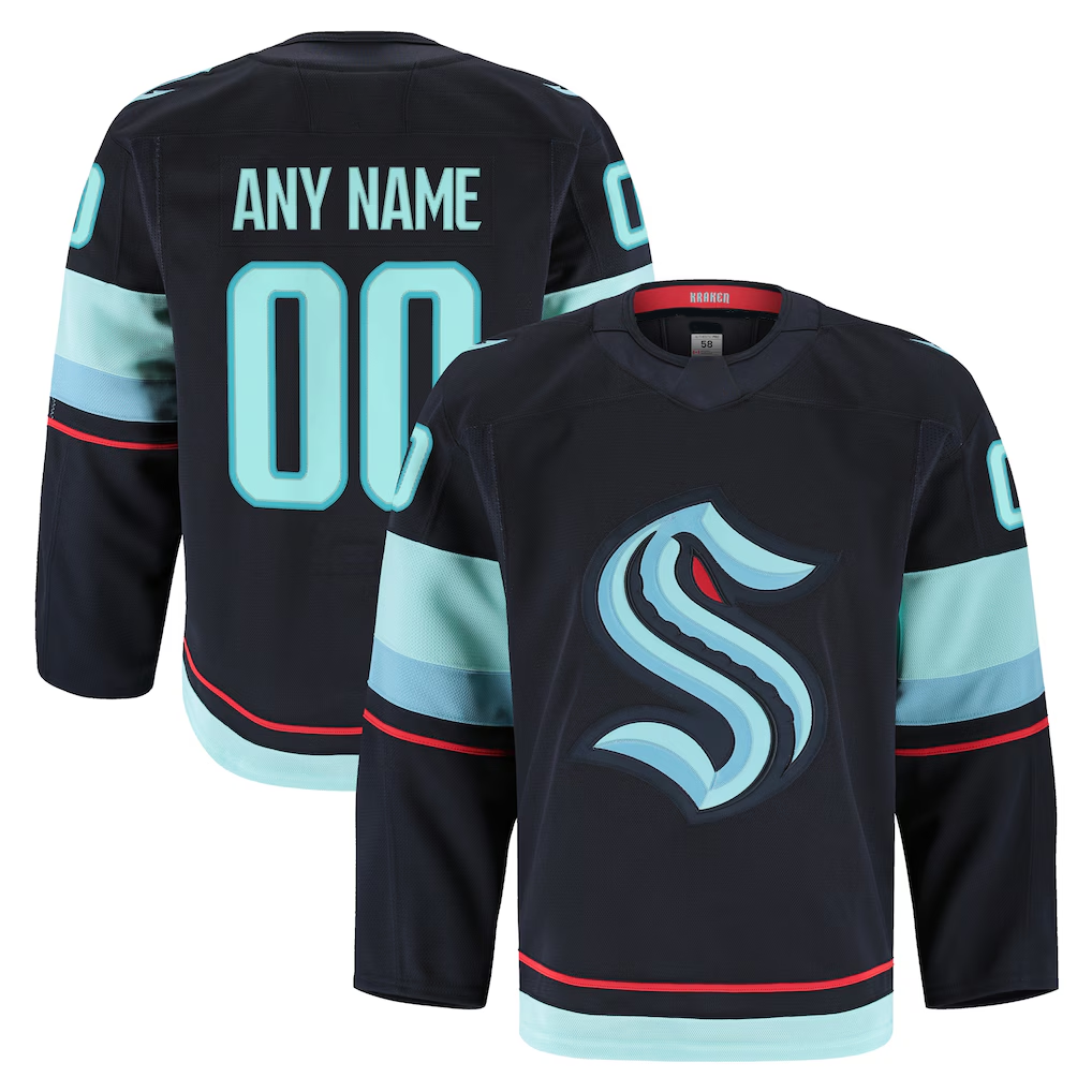 Robertx Custom S.Kraken Deep Sea Blue Home Premium Jerseys