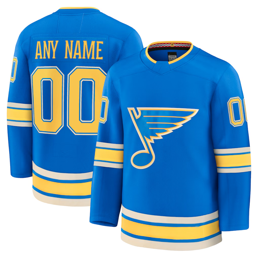 Robertx Custom SL.Blues Blue Alternate Premium Jerseys
