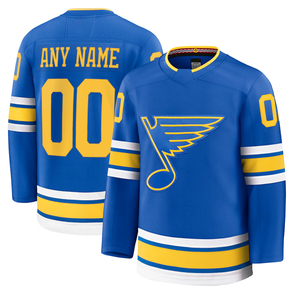 Robertx Custom SL.Blues Blue Home Premium Jerseys
