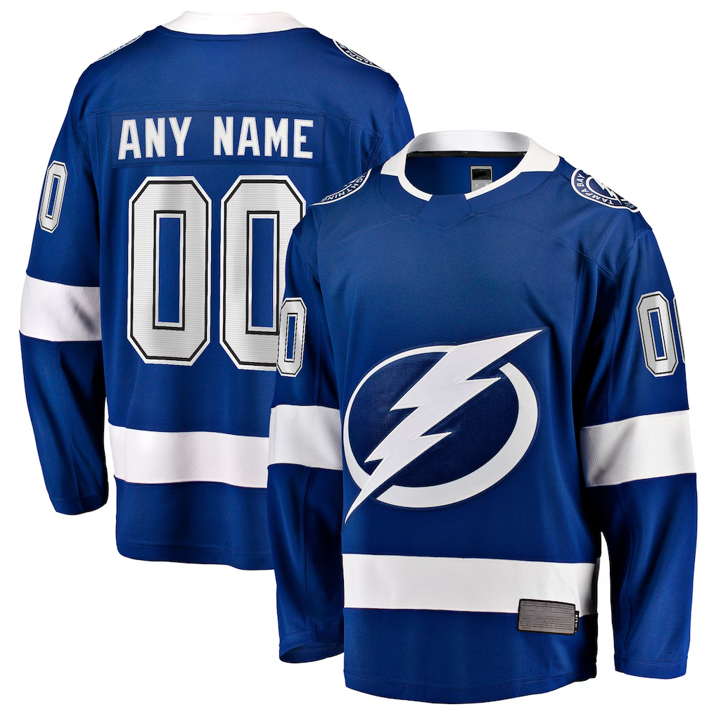 Robertx Custom TB.Lightning Blue Home Breakaway Jerseys