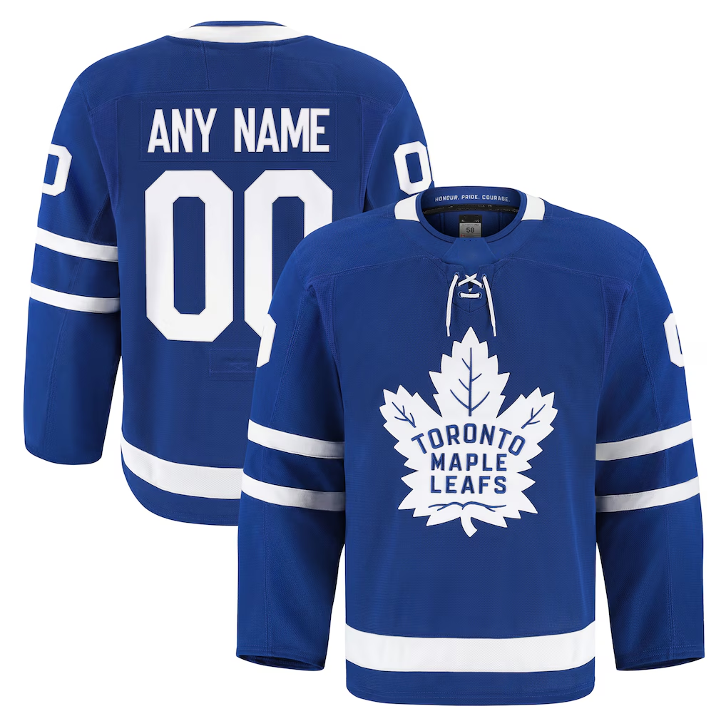 Robertx Custom TM.Leafs Blue Home Authentic Pro Jerseys