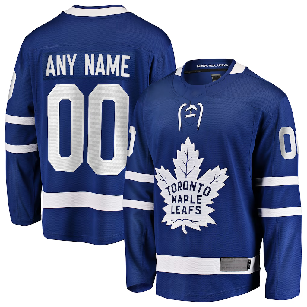 Robertx Custom TM.Leafs Blue Home Breakaway Jerseys