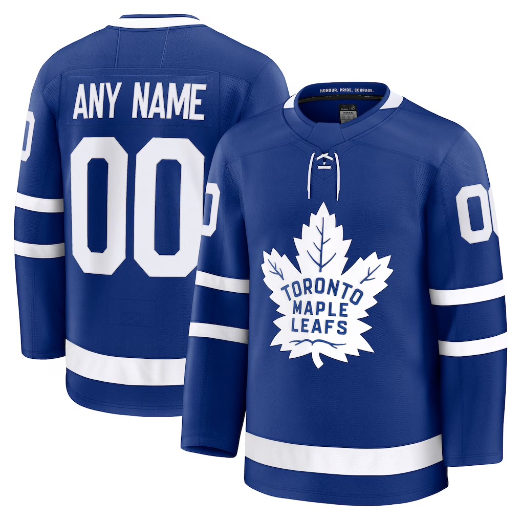 Robertx Custom TM.Leafs Blue Home Premium Jerseys