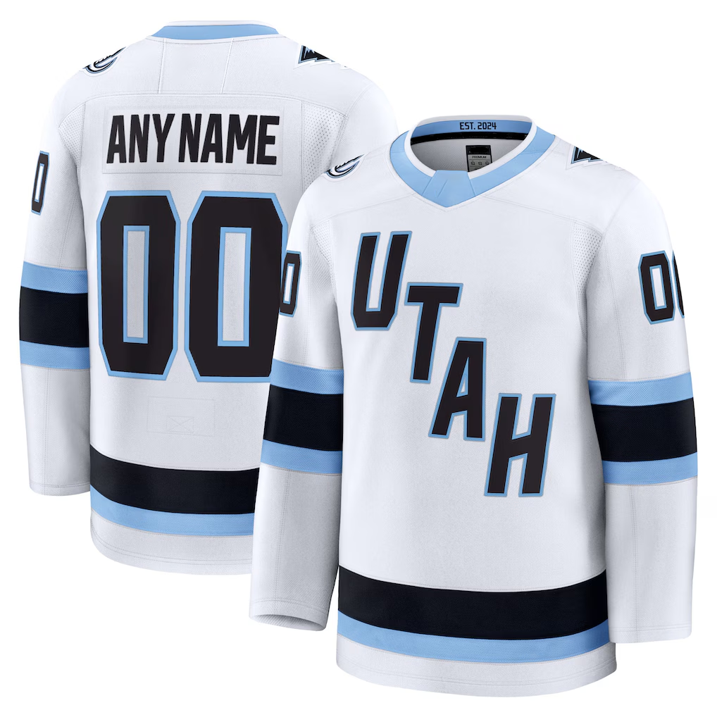 Robertx Custom U.Mammoth White Away Premium Jerseys