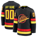 Robertx Custom V.Canucks Black Alternate Premium Jerseys