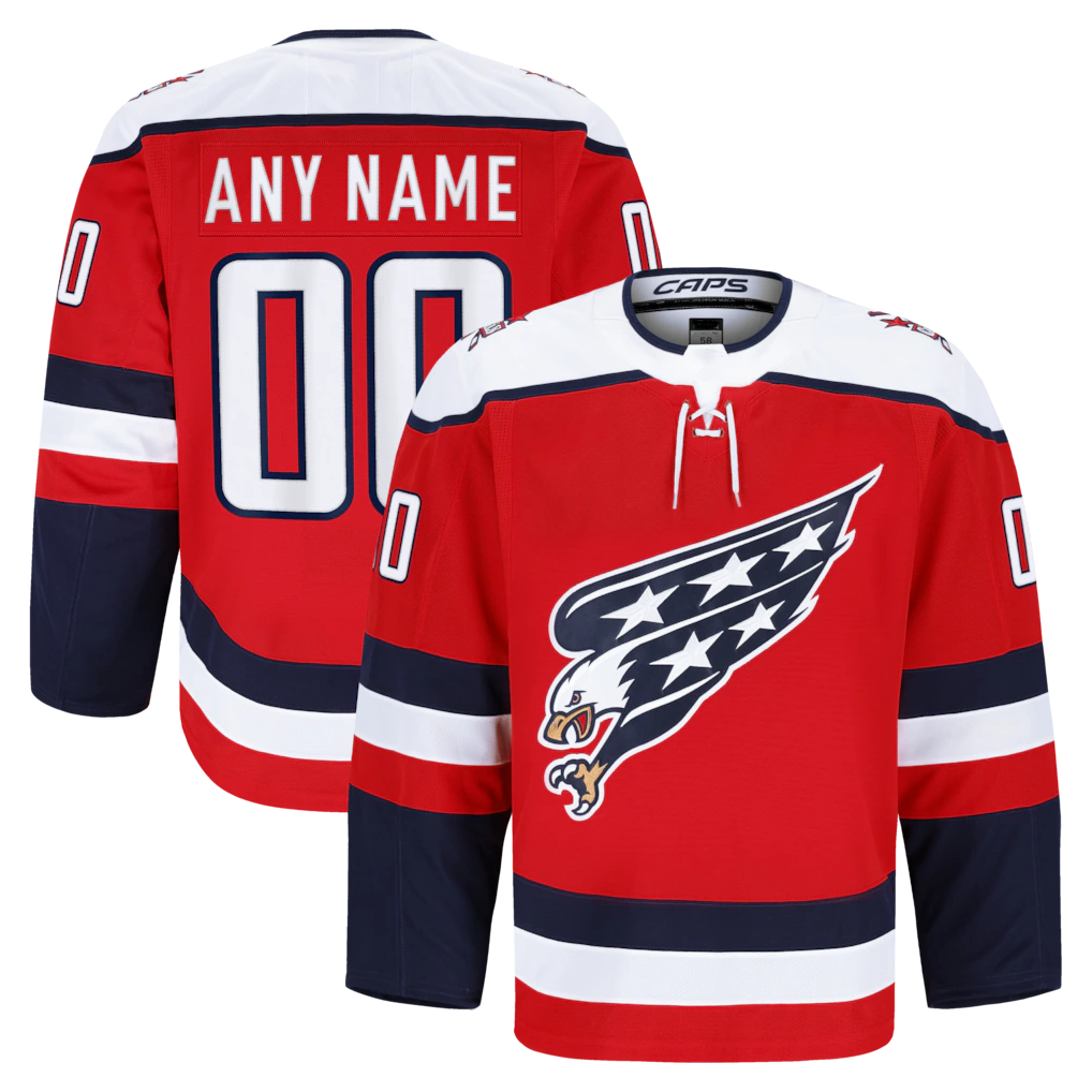 Robertx Custom W.Capitals Red Alternate Authentic Pro Jerseys