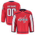 Robertx Custom W.Capitals Red Home Authentic Pro Jerseys